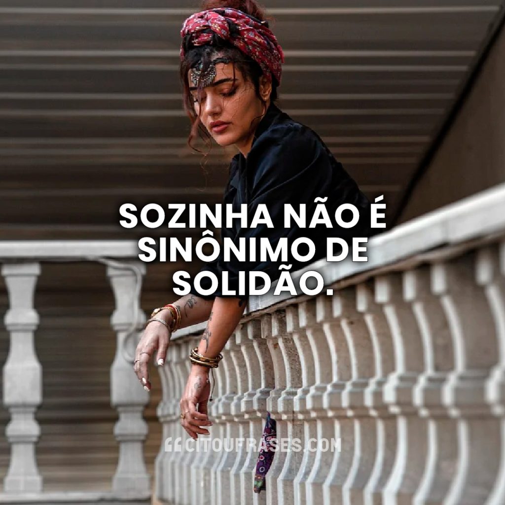 Legendas para Fotos Sozinha