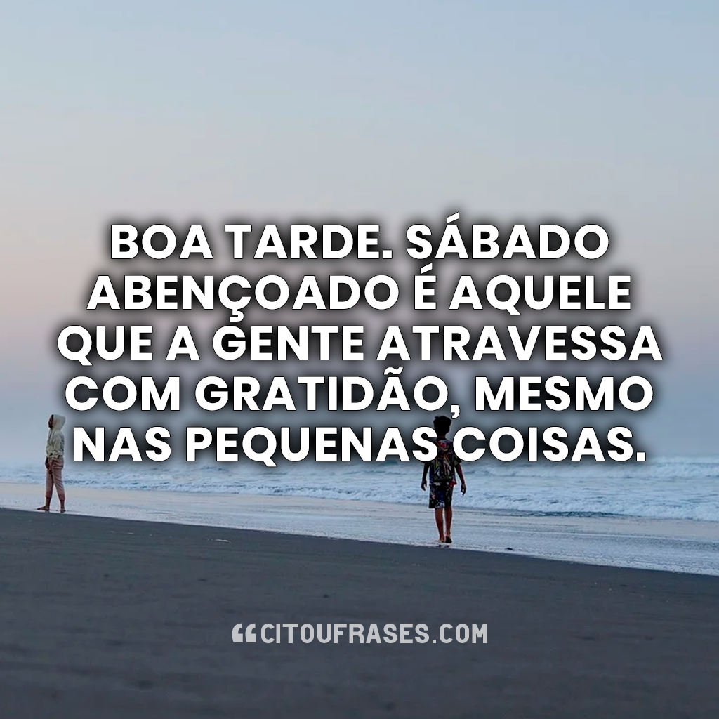 Boa tarde Sábado abençoado é aquele que a gente atravessa com gratidão, mesmo nas pequenas coisas.